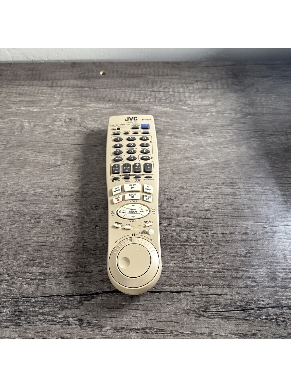 JVC LP20465-001 Remote Control MBR VCR TV Jog Shuttle